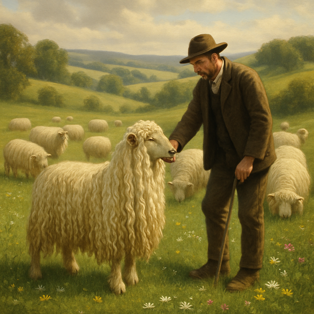 Lincoln Sheep painting diamond kit