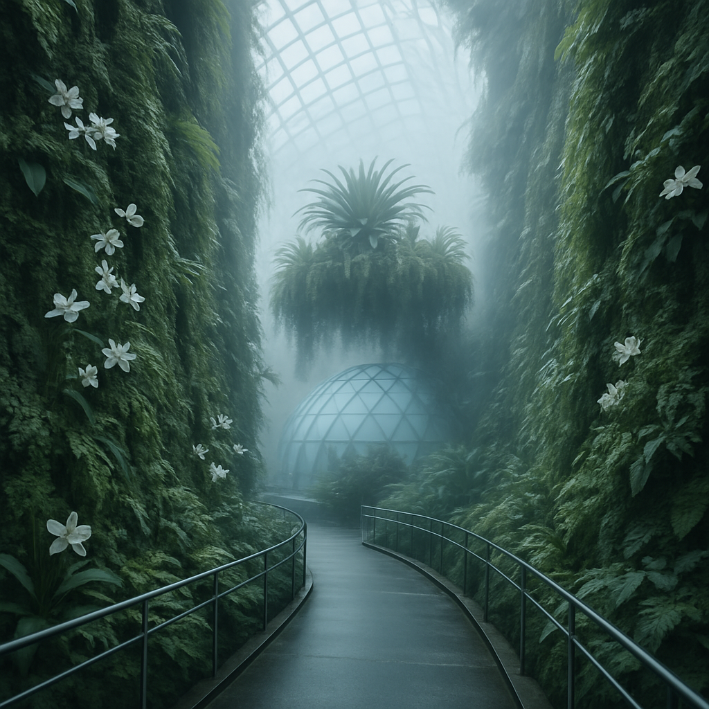 Cloud Forest Conservatory Gardens By The Bay diamond painting