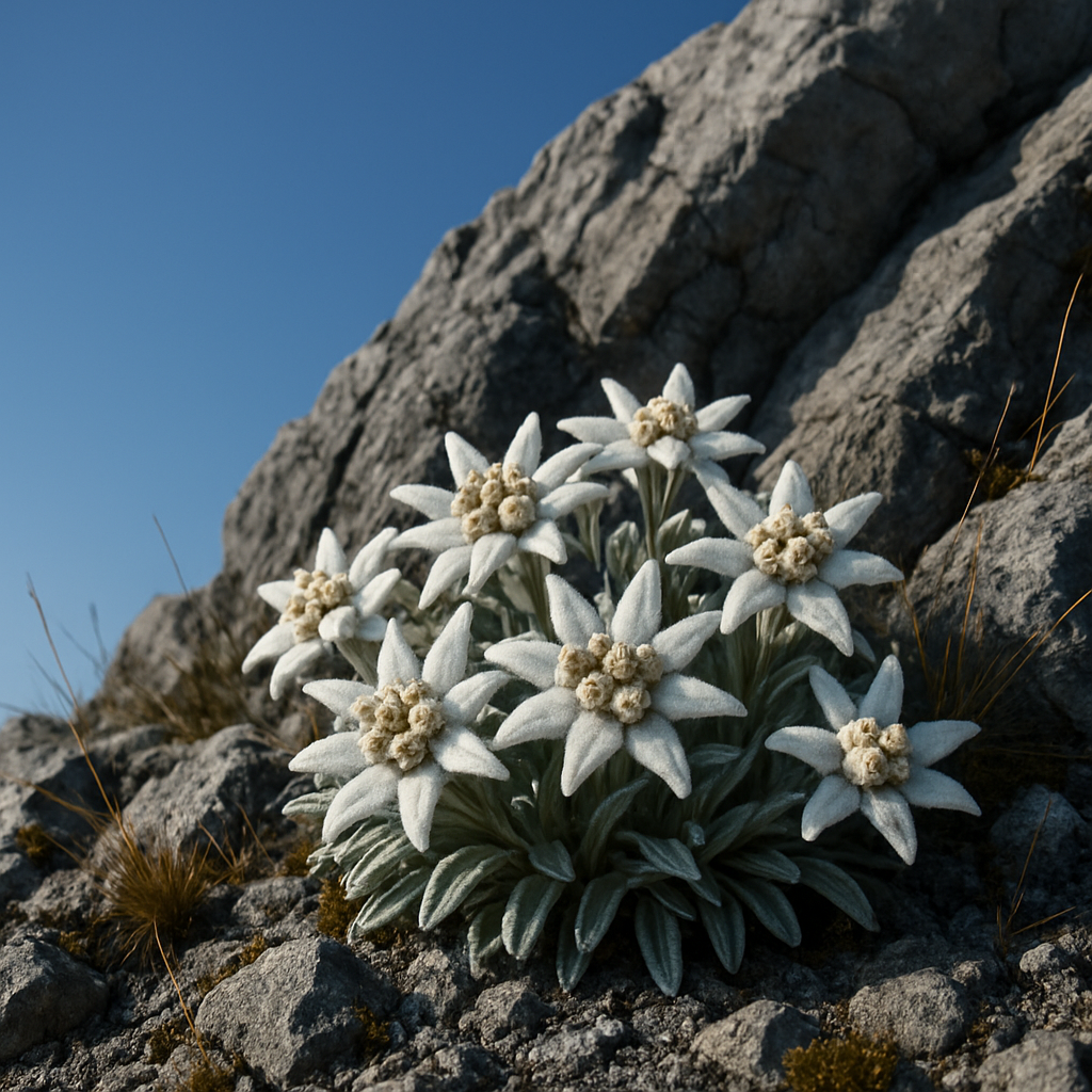 Edelweiss Leontopodium Nivale paint by diamonds