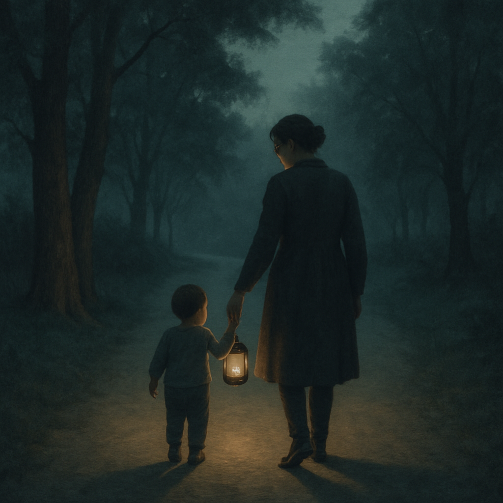 Quiet Compass Walk At Dusk paint by diamonds