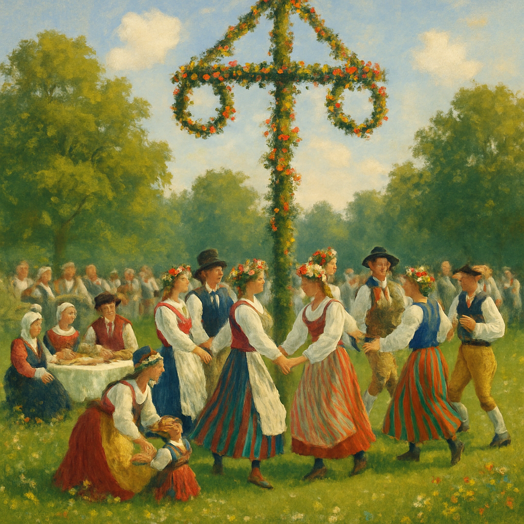 Midsummer Celebration paint by color