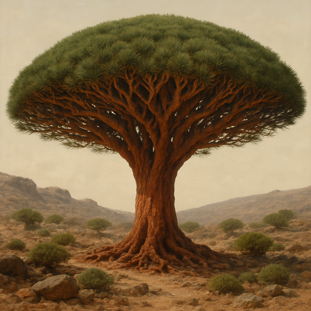 Dracaena Cinnabari paint by diamond