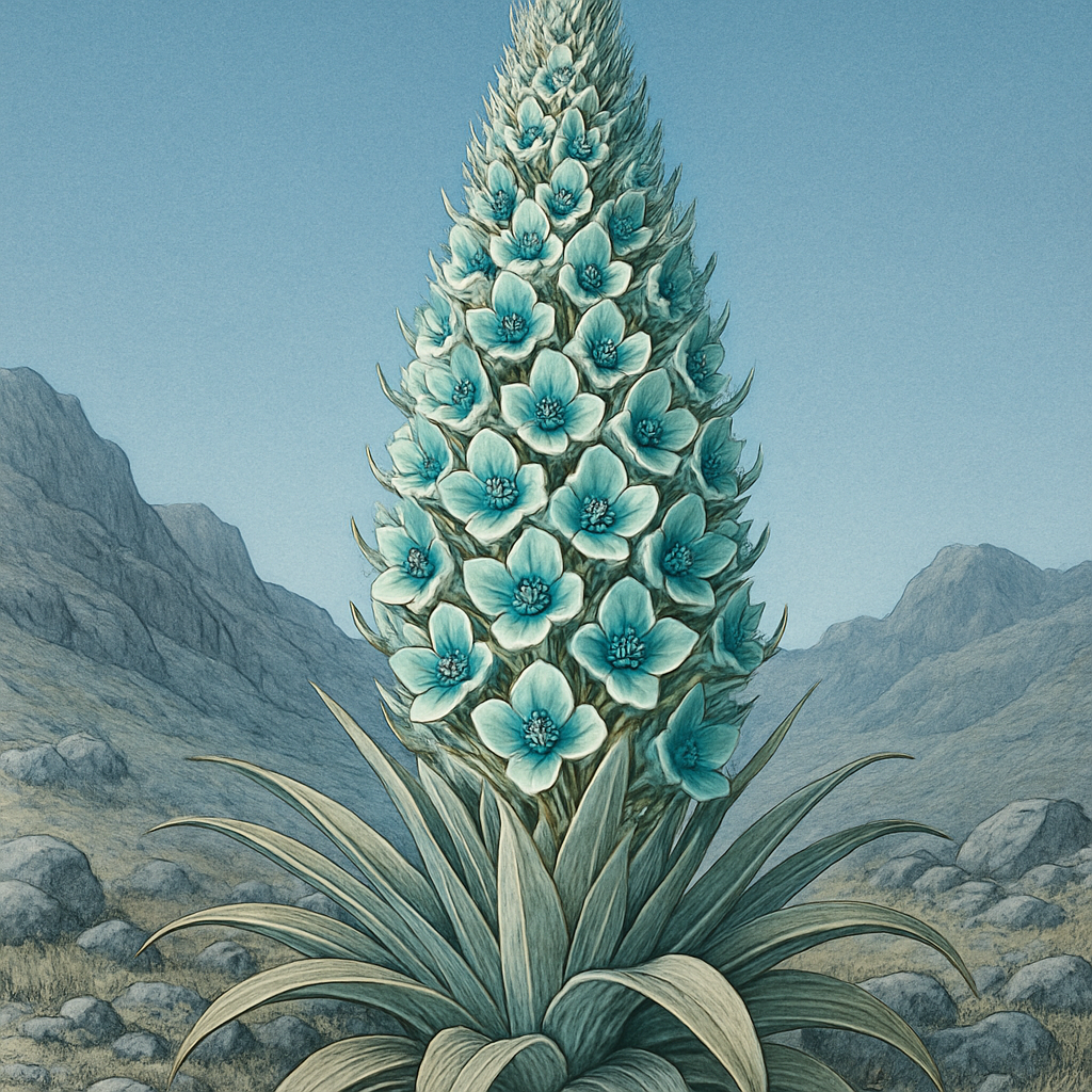Puya Raimondii Bloom Paint by diamonds art