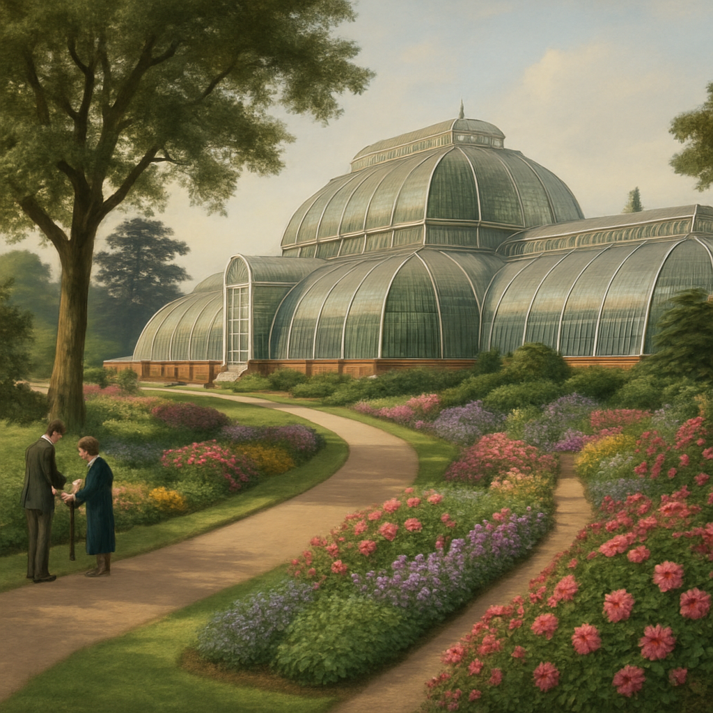 Kew Gardens Royal Botanic Gardens Kew paint by color