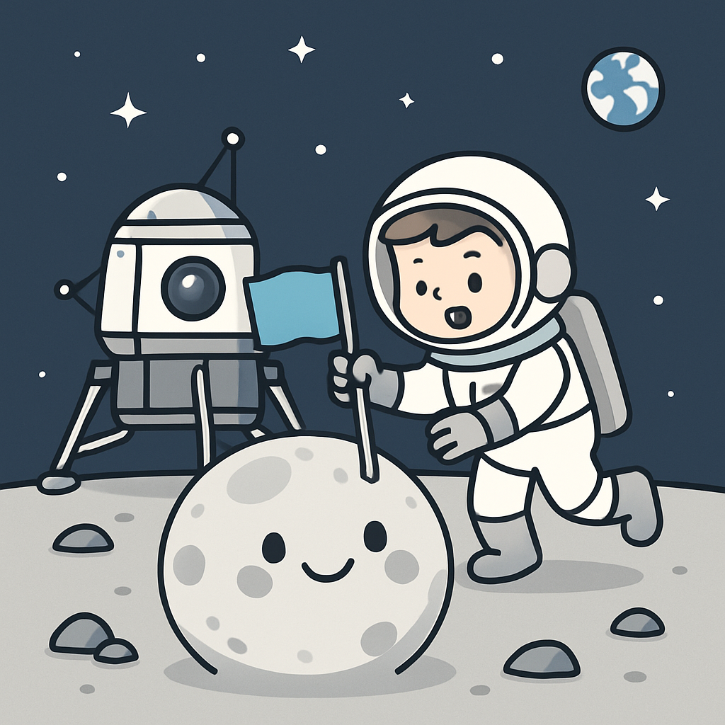 Moon Mission Museum paint by diamond