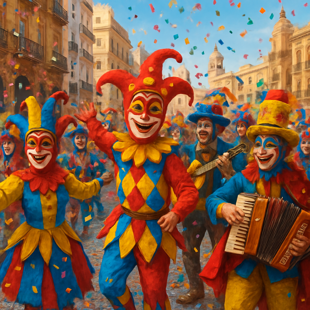 Carnival Of Cádiz paint by diamonds