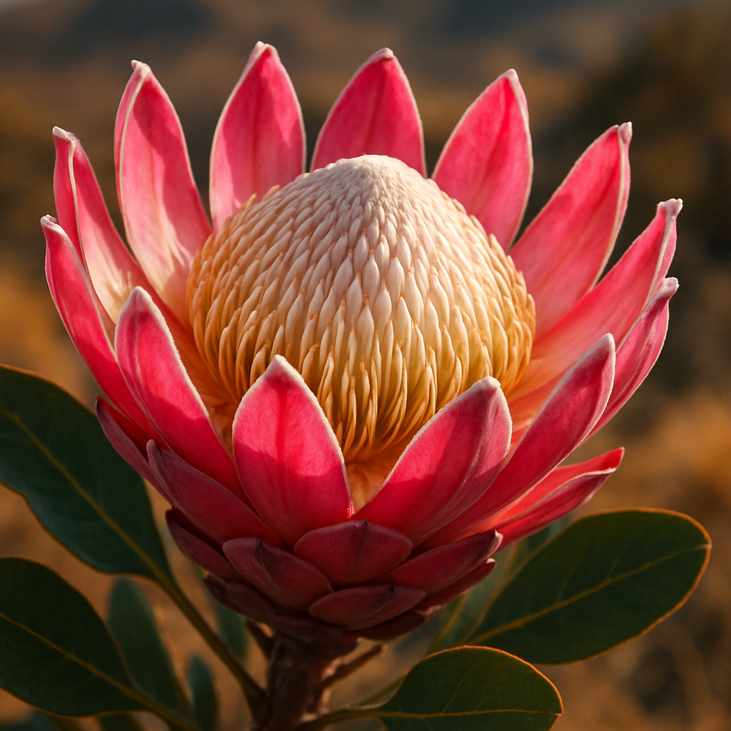 Queen Victoria Protea paint by diamond