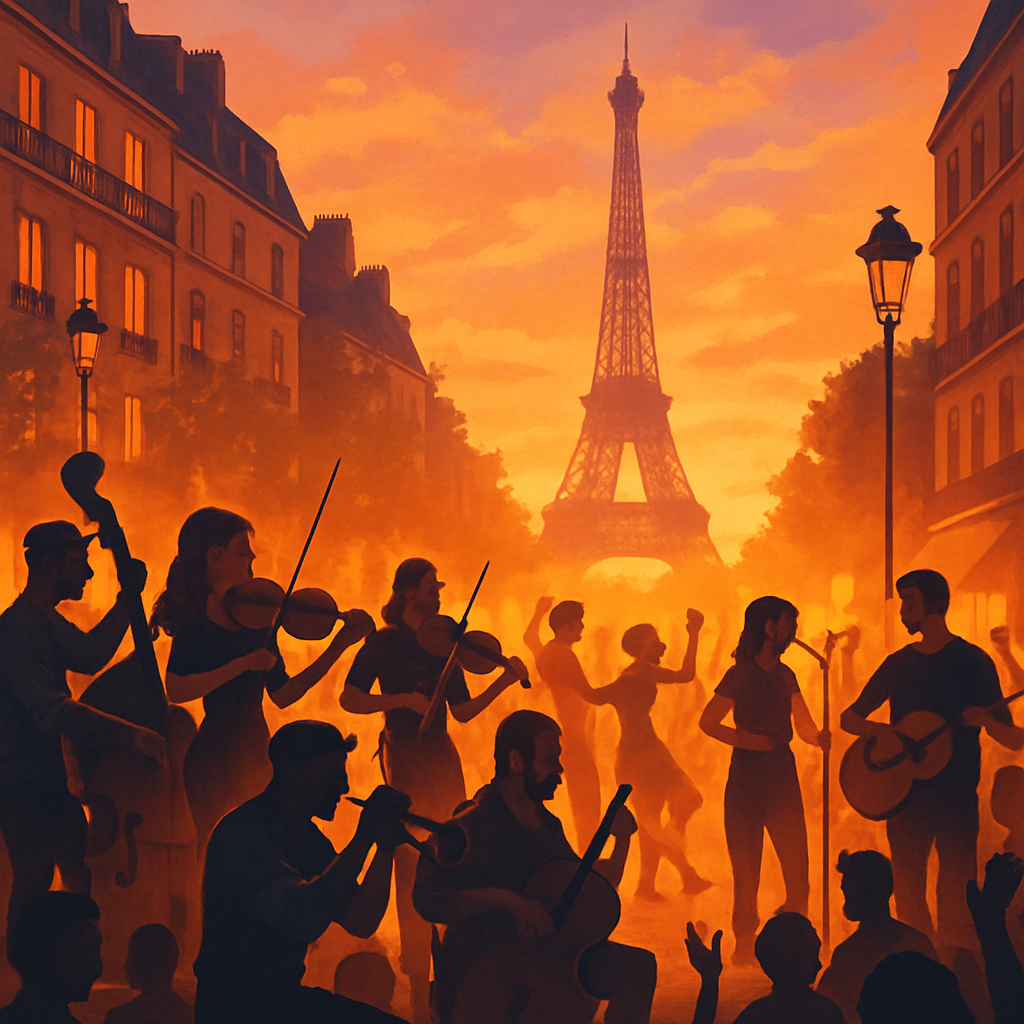 Fete De La Musique Paris DIY paint by diamonds