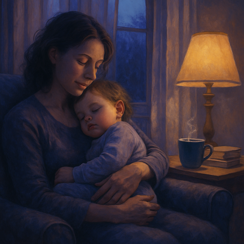 Twilight Lullaby By The Window Paint by diamonds kits