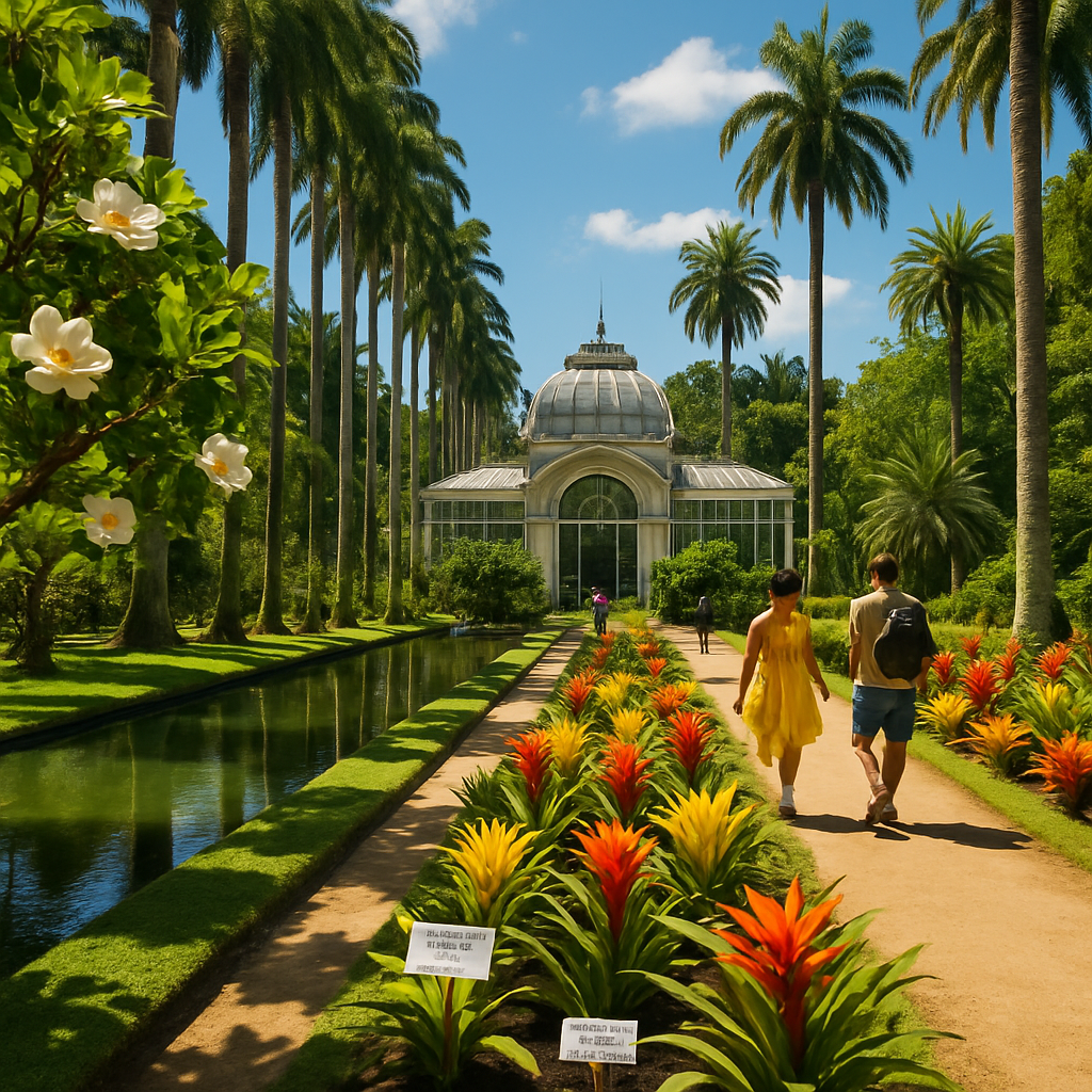 Rio De Janeiro Botanical Garden Rio De Janeiro Brazil Painting by diamonds kit
