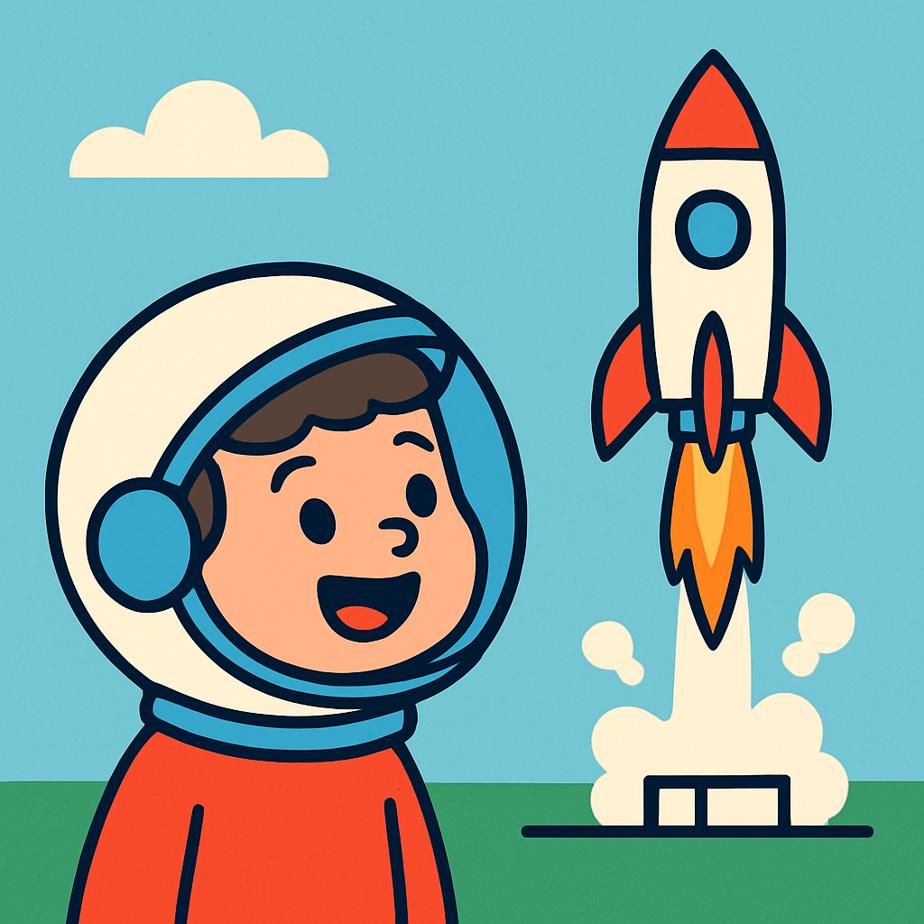 The Rocket Launch Adventure Paint by diamonds art