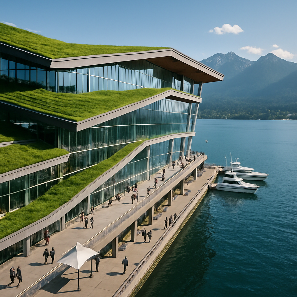Vancouver Convention Centre West paint by diamond