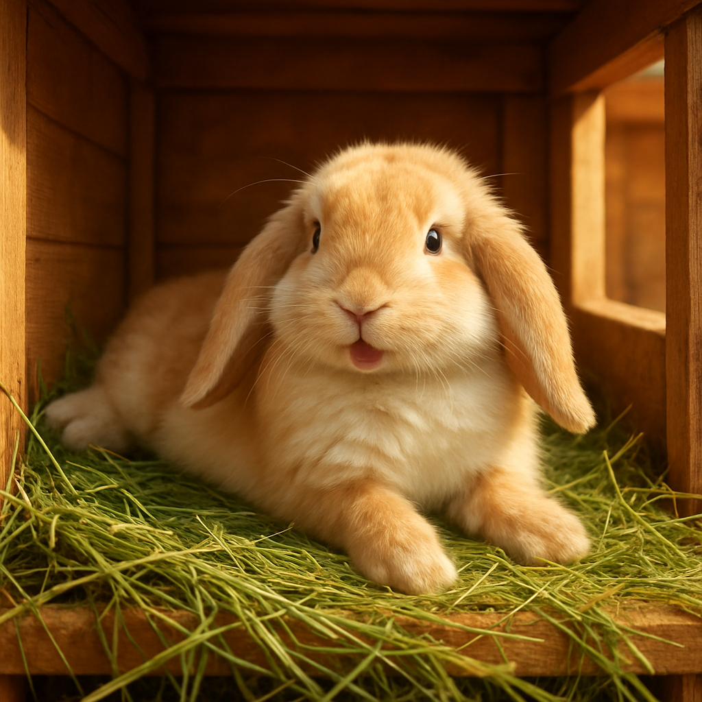 Holland Lop Rabbit Painting by diamonds kit