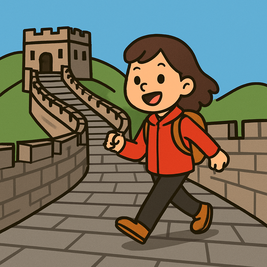 The Great Wall Trek Painting by diamonds kit