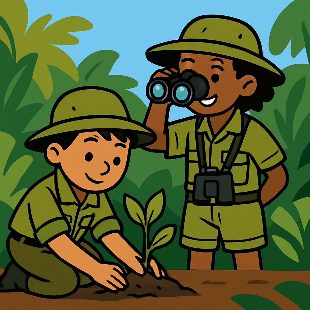 Rainforest Conservation Rangers paint by diamond