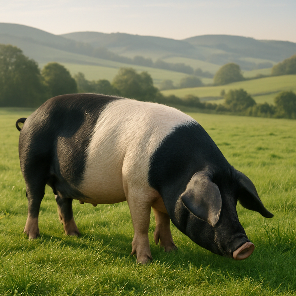 Gentle Wessex Saddleback in Pastoral Splendor 5D DIY Paint By Diamond ...