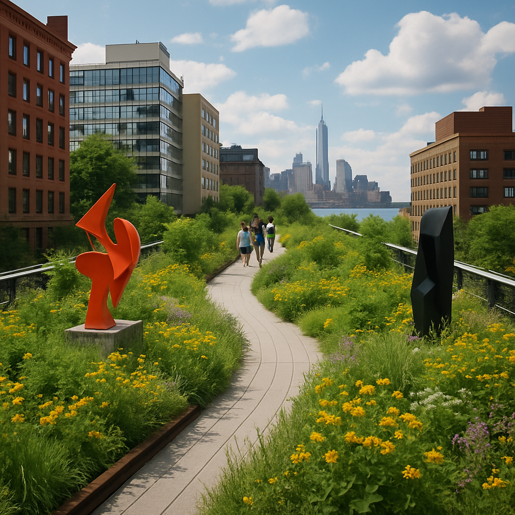 High Line paint by diamonds