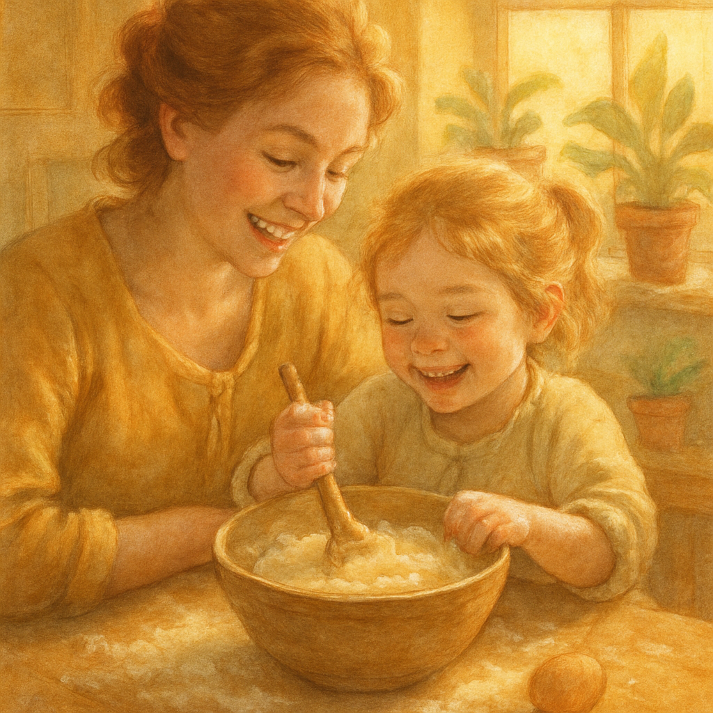 Sunlit Devotion At The Kitchen Table paint by diamond