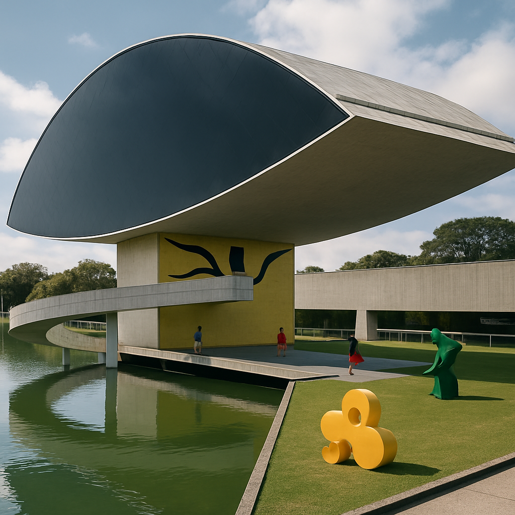 Oscar Niemeyer Museum diamond painting