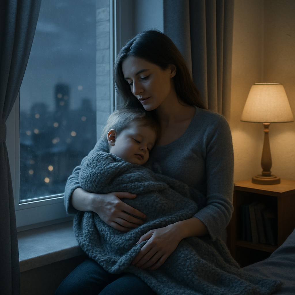 Moonlight Lullaby By The Window painting diamond kit