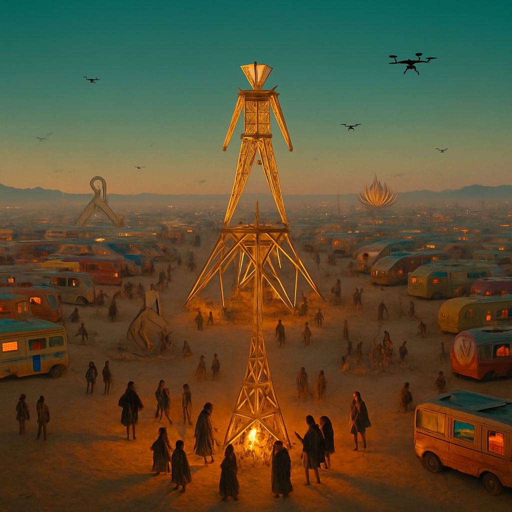 Burning Man Desert Gathering diamonded painting kits