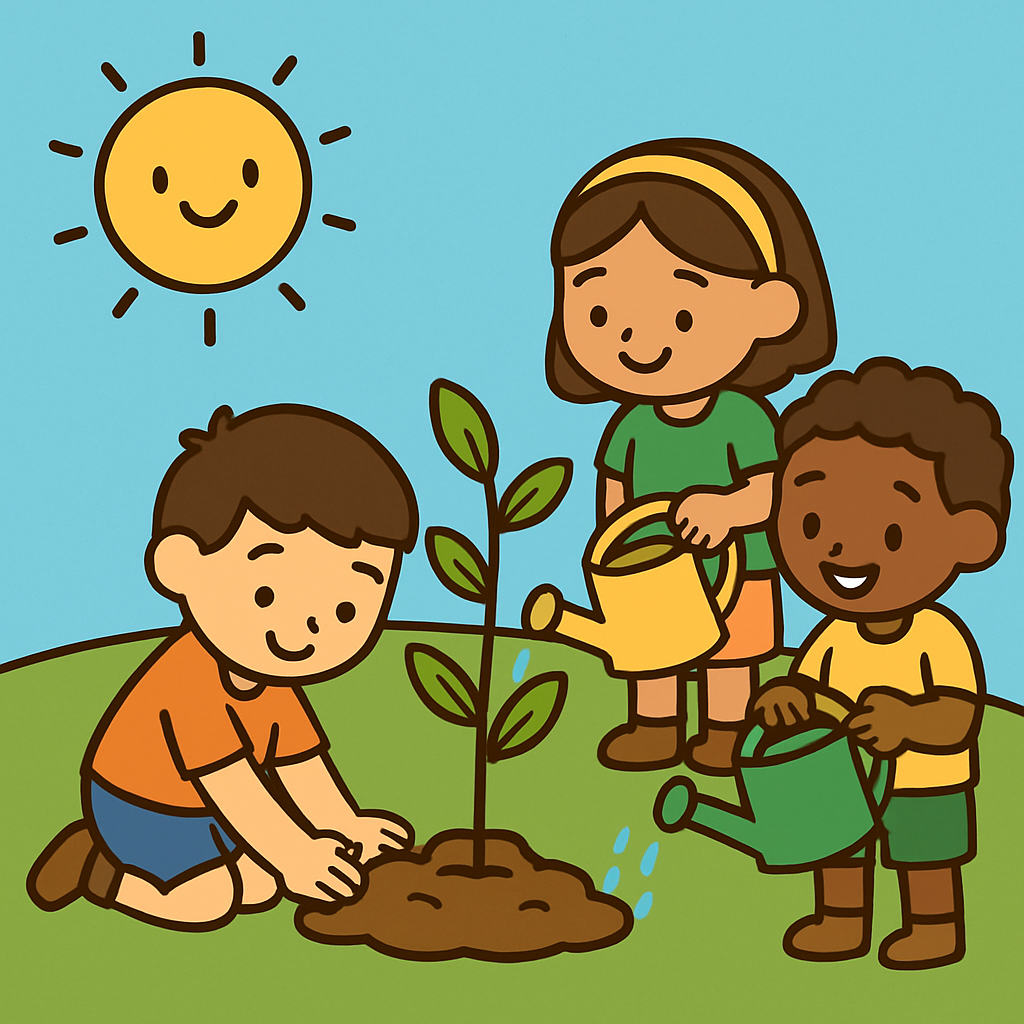 Tree Planting Earth Heroes DIY paint by diamonds