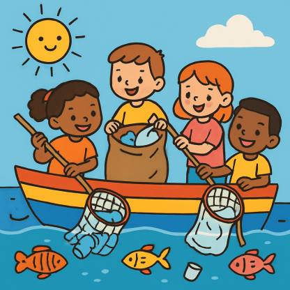 Ocean Cleanup Adventure Paint by diamonds kits