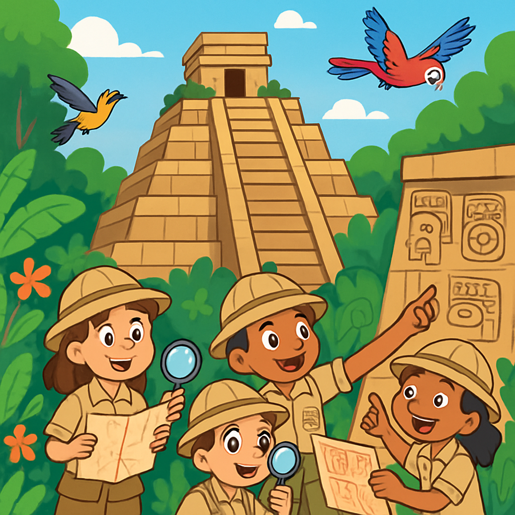 Ancient Maya Mysteries painting diamond kit