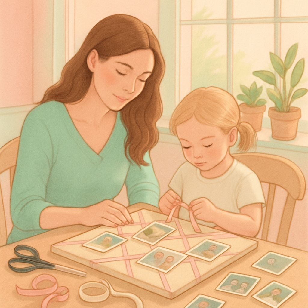 Ribboned Memories In A Sunroom Studio Paint by diamonds art