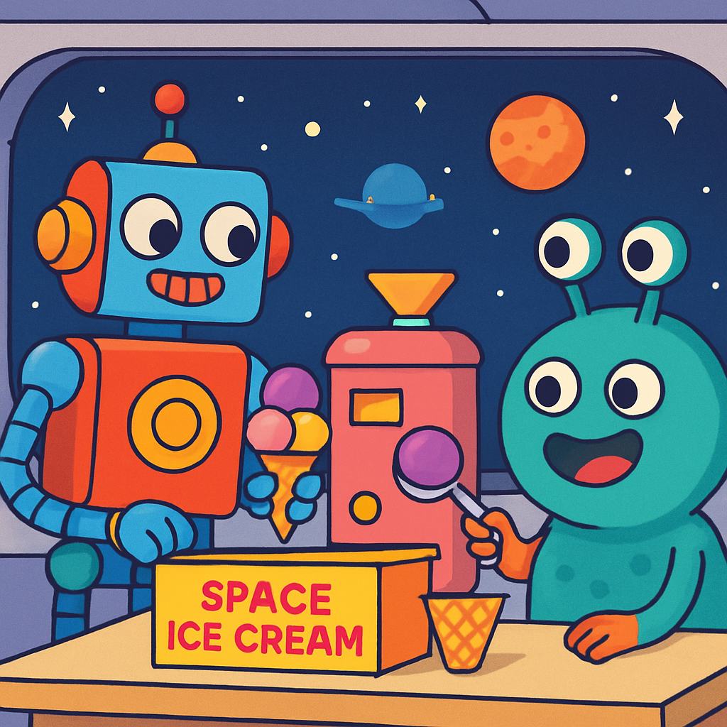 Space Robot Team painting diamond kit