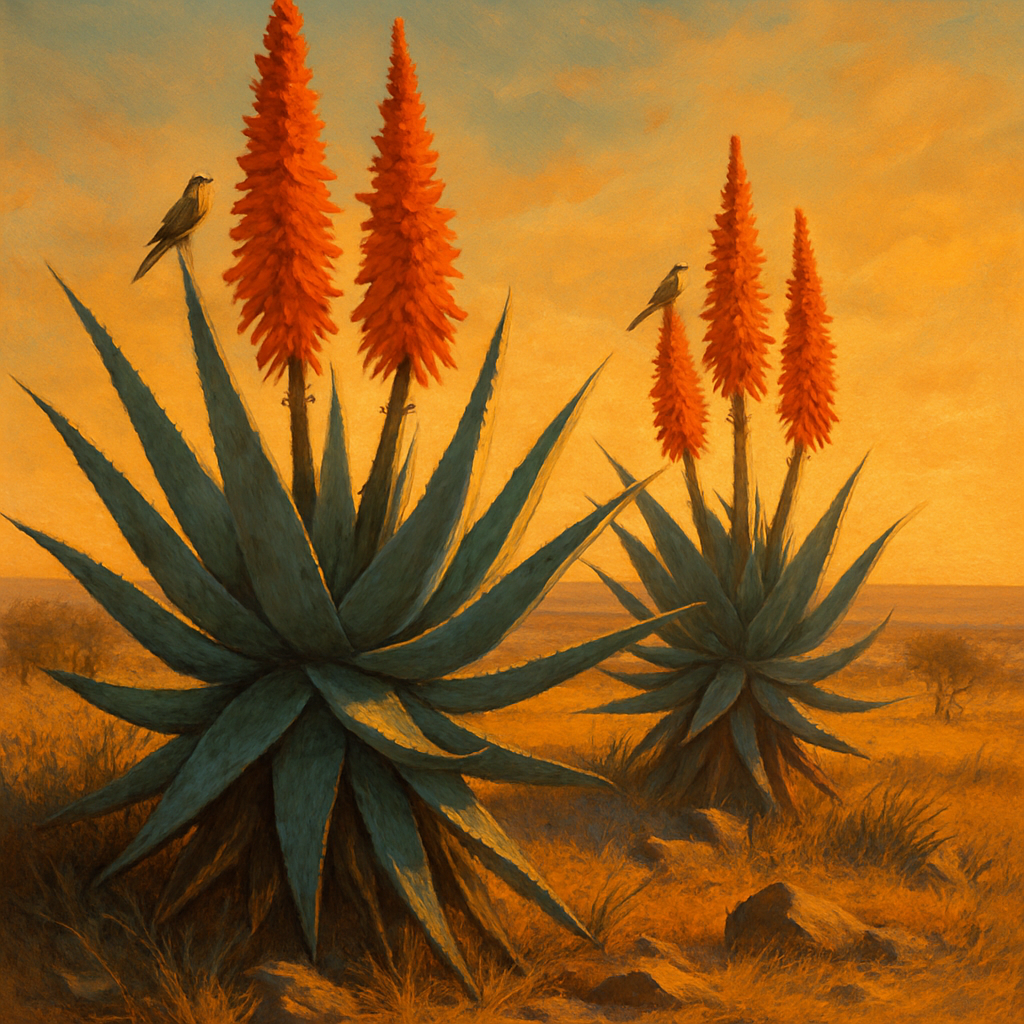 Aloe Marlothii paint by diamonds