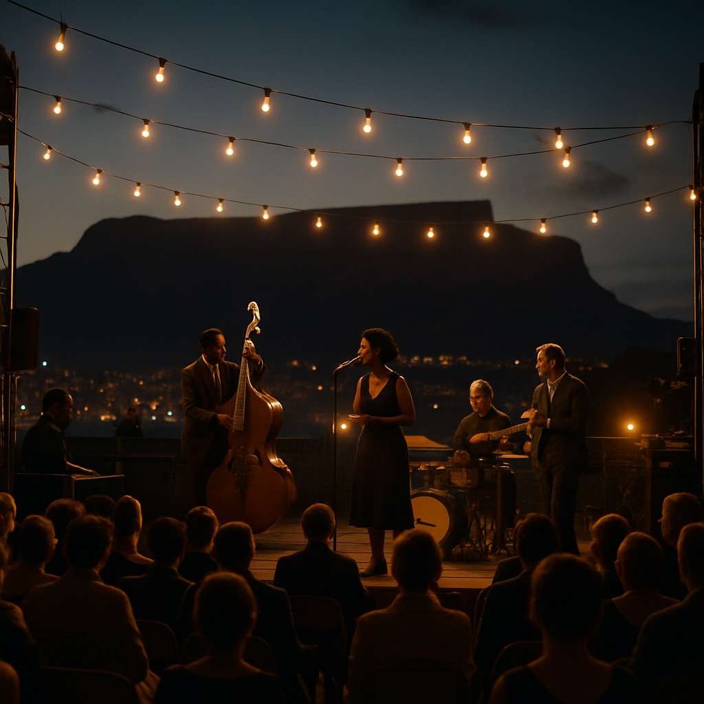Cape Town International Jazz Festival paint by color