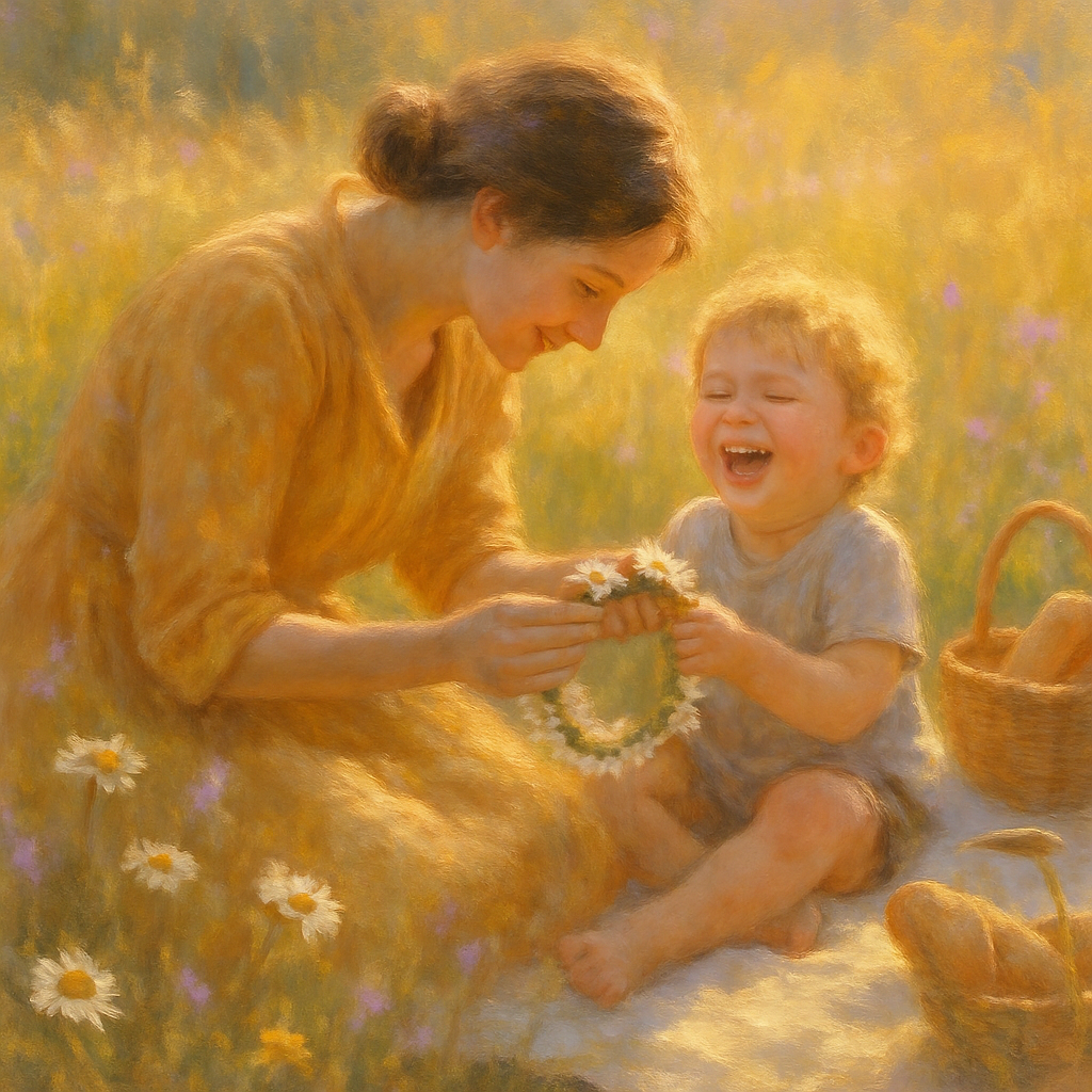 Sunlit Devotion In A Meadow DIY paint by diamonds