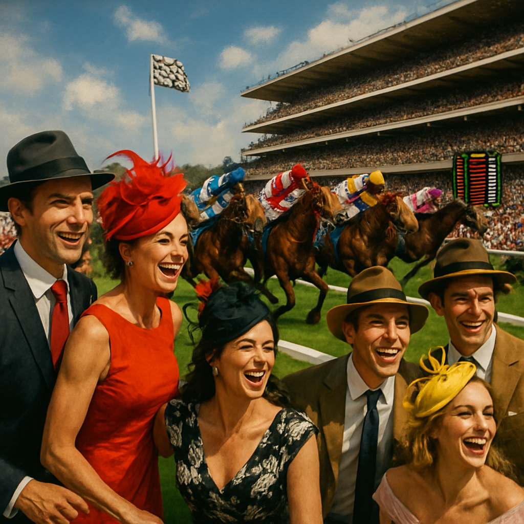 Melbourne Cup Carnival paint by diamond
