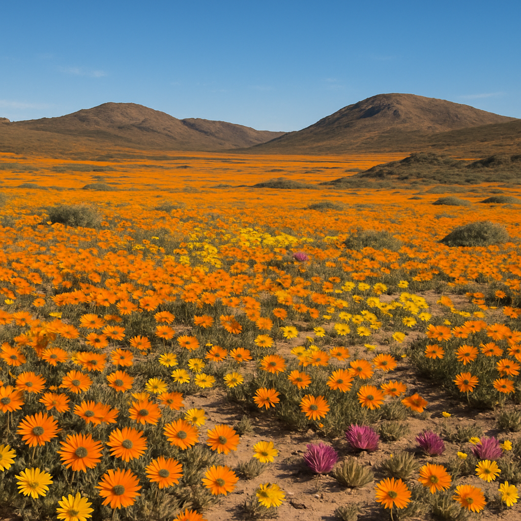 Namaqua Desert Bloom paint by color