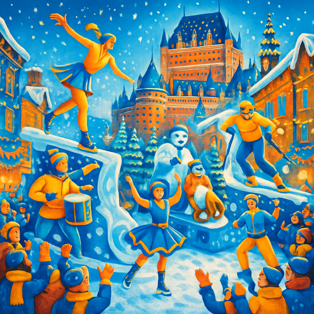 Carnival Of Quebec paint by diamonds