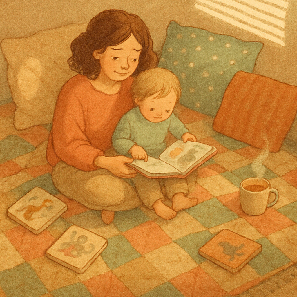 Patchwork Stories On The Living Room Floor paint by diamond