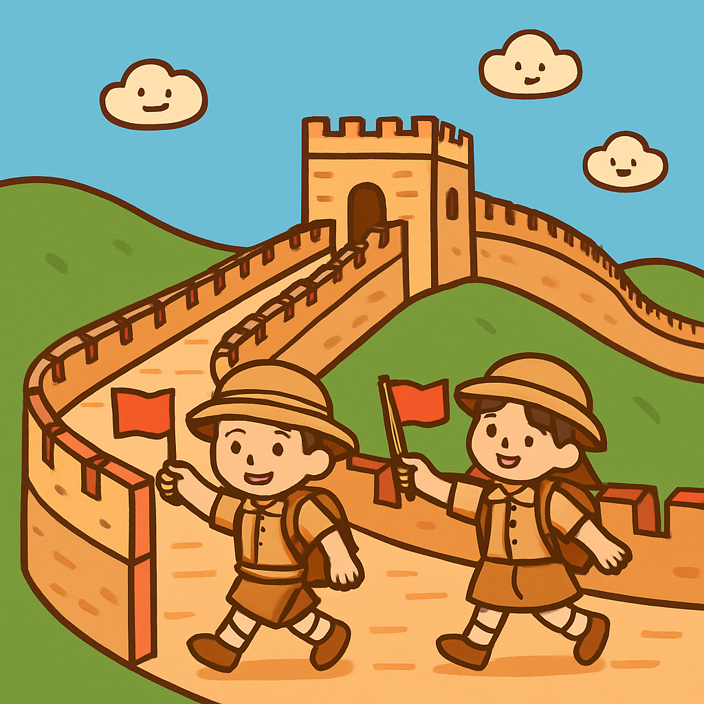 The Great Wall Of China Adventure painting diamond kit