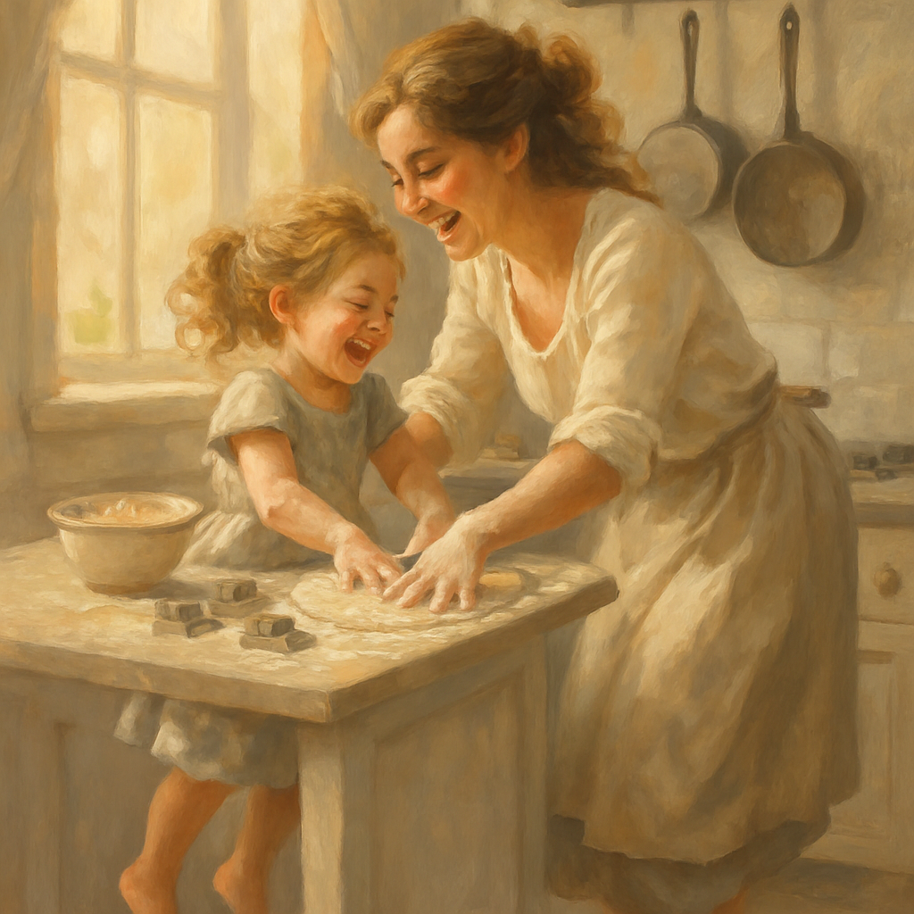 Starlit Baking: Flour And Giggles paint by color