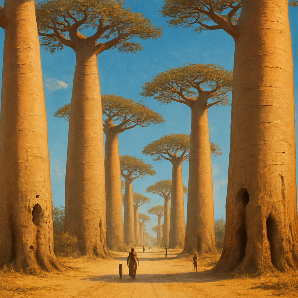 Adansonia Avenue paint by diamond