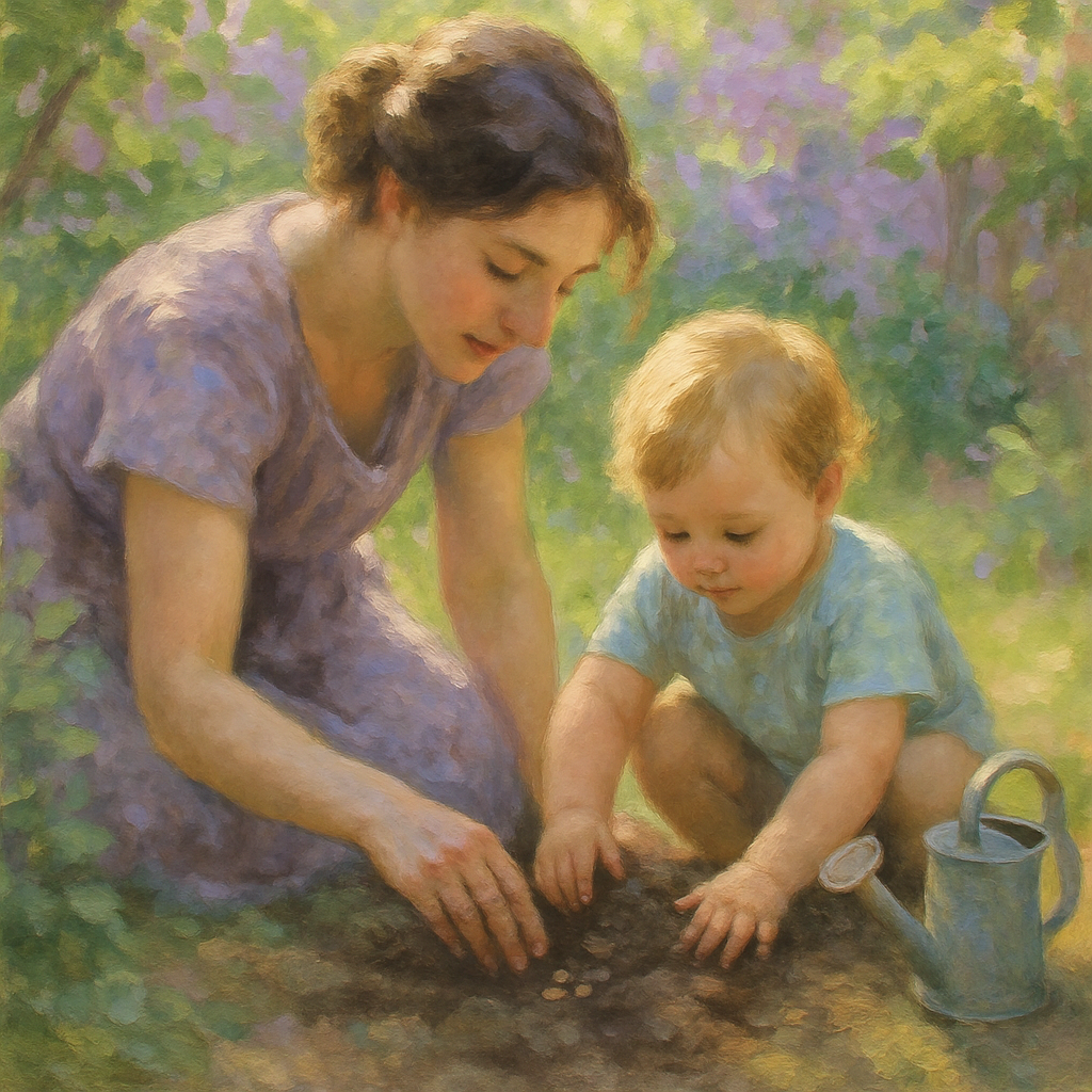 Garden Constellation Of Tiny Fingers painting diamond kit