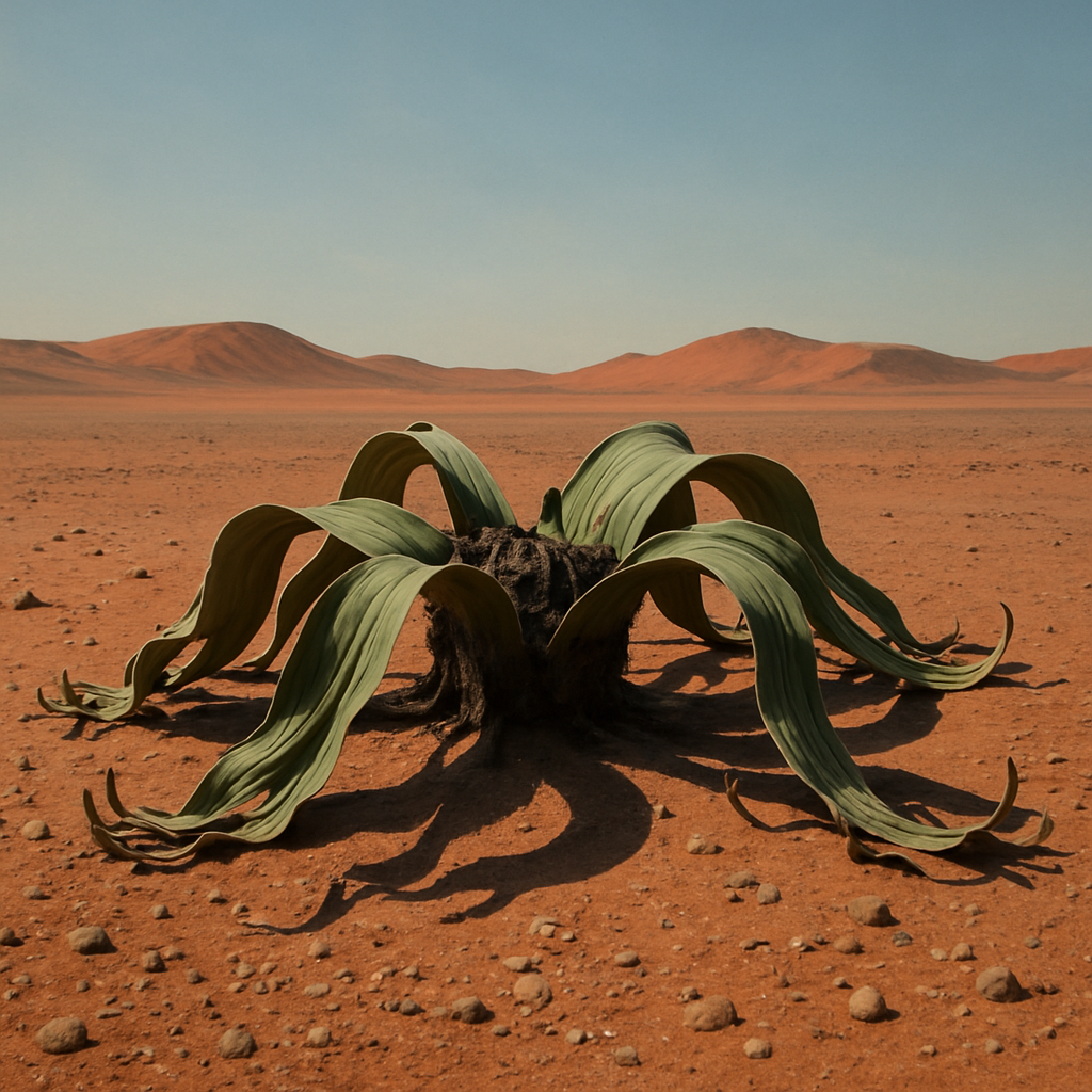 Tree Tumbo Welwitschia Mirabilis - Namib Desert Namibia Paint by diamonds art