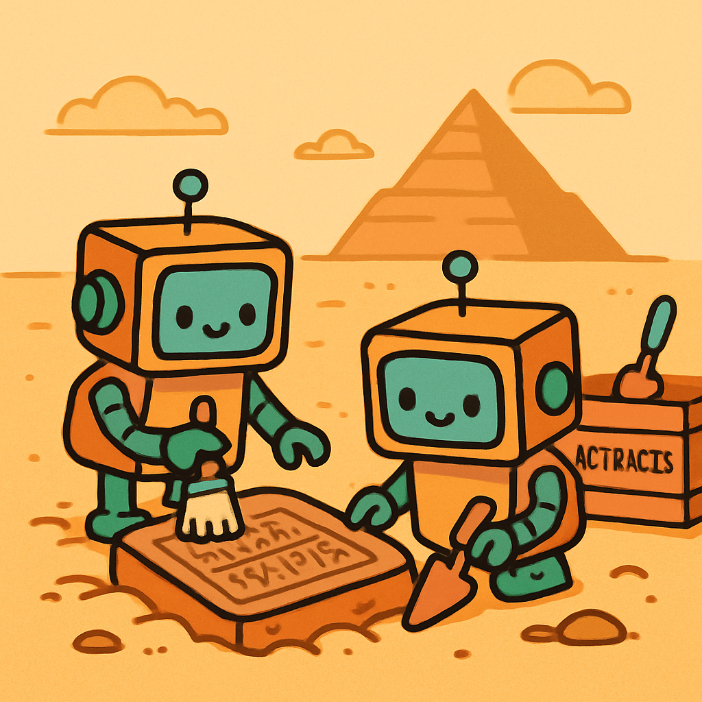 Tiny Robot Archaeologists diamonded painting kits