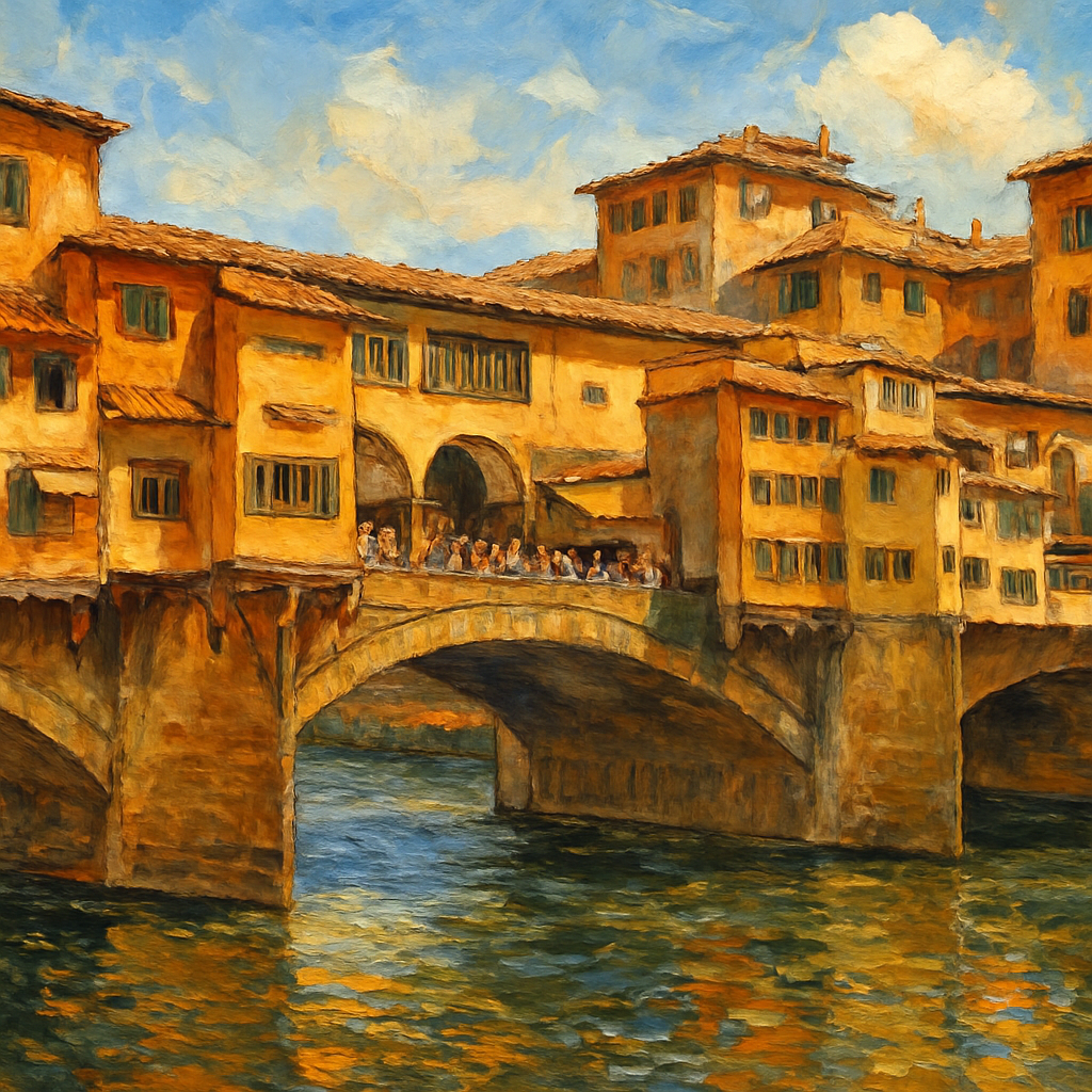 Ponte Vecchio Bridge painting diamond kit