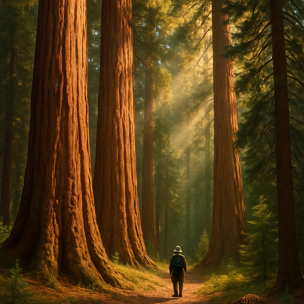 Mariposa Grove Giant Sequoia paint by diamond