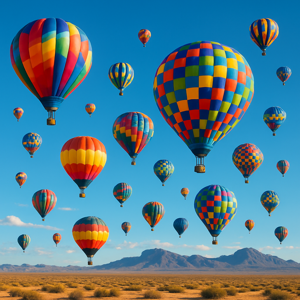 International Balloon Fiesta New Mexico USA Painting by diamonds kit