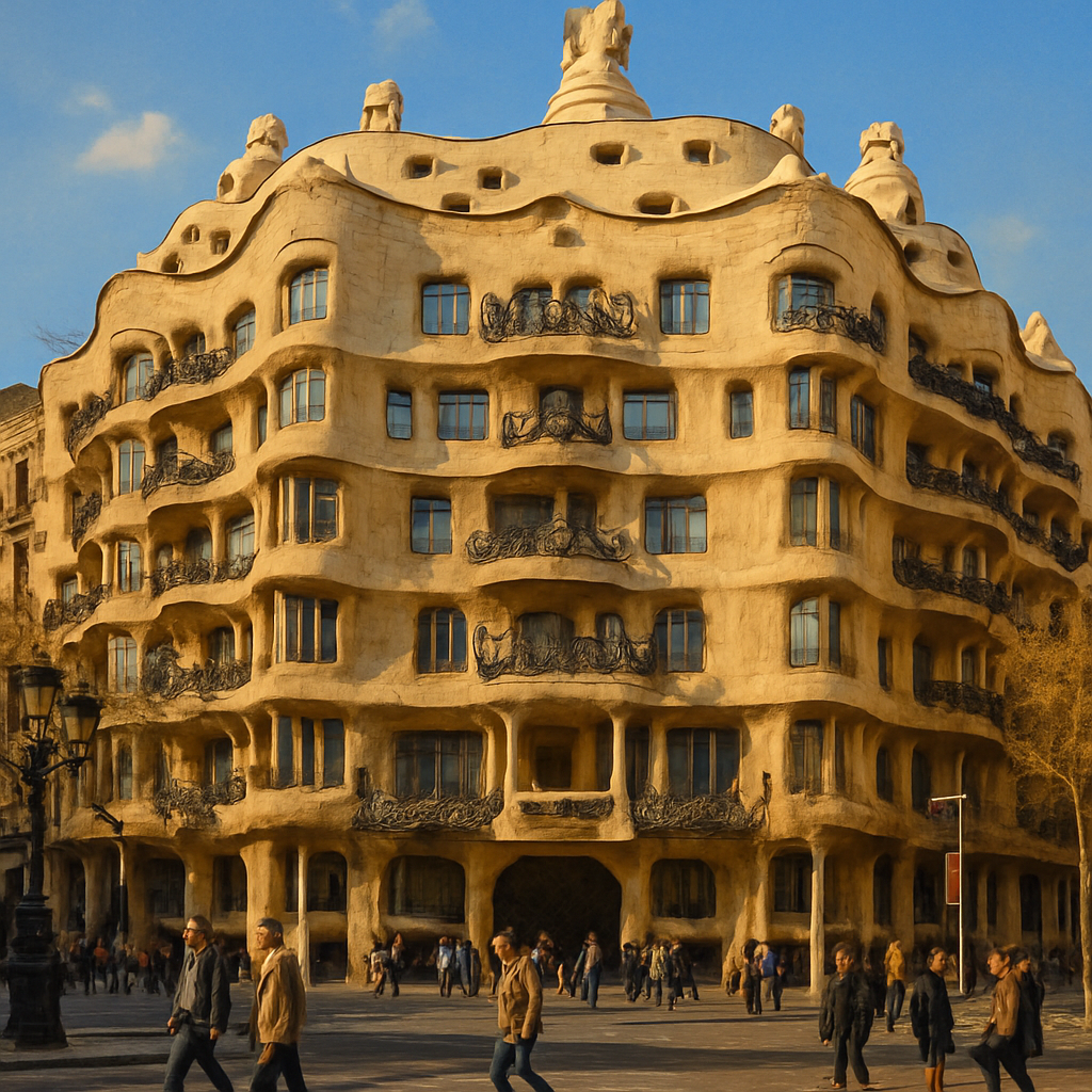 La Pedrera Casa Mila – Barcelona Spain Paint by diamonds kits
