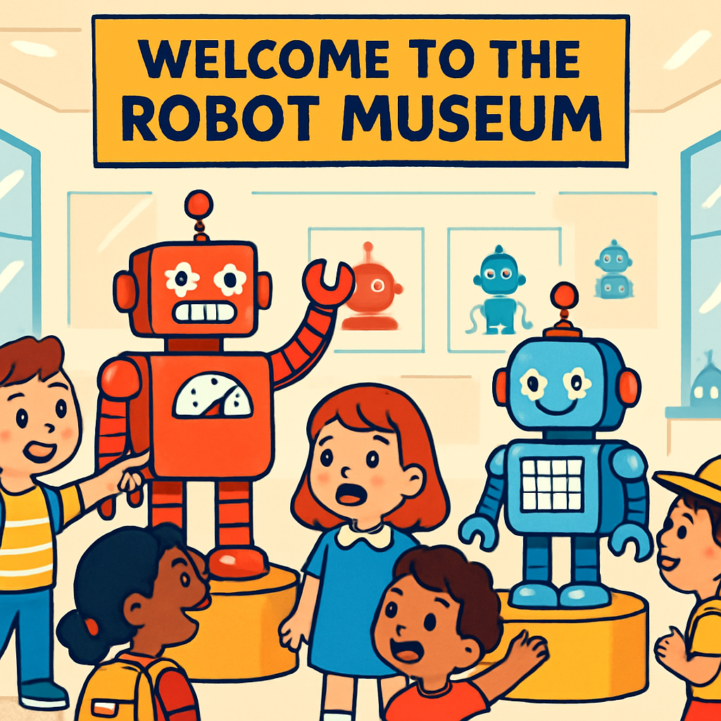 Robot Museum Tour DIY paint by diamonds