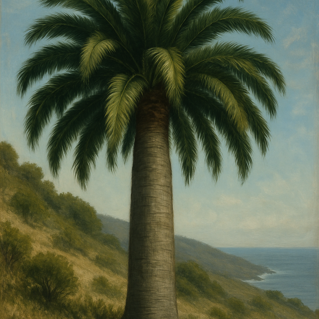 Jubaea Chilensis Chilean Wine Palm painting diamond kit