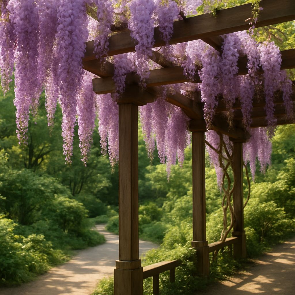 Japanese Wisteria paint by diamond